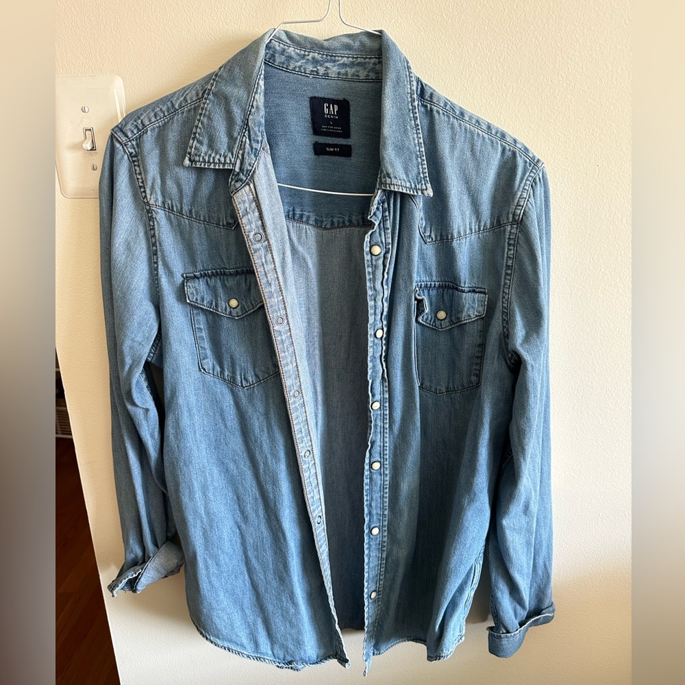 Soft denim shirt